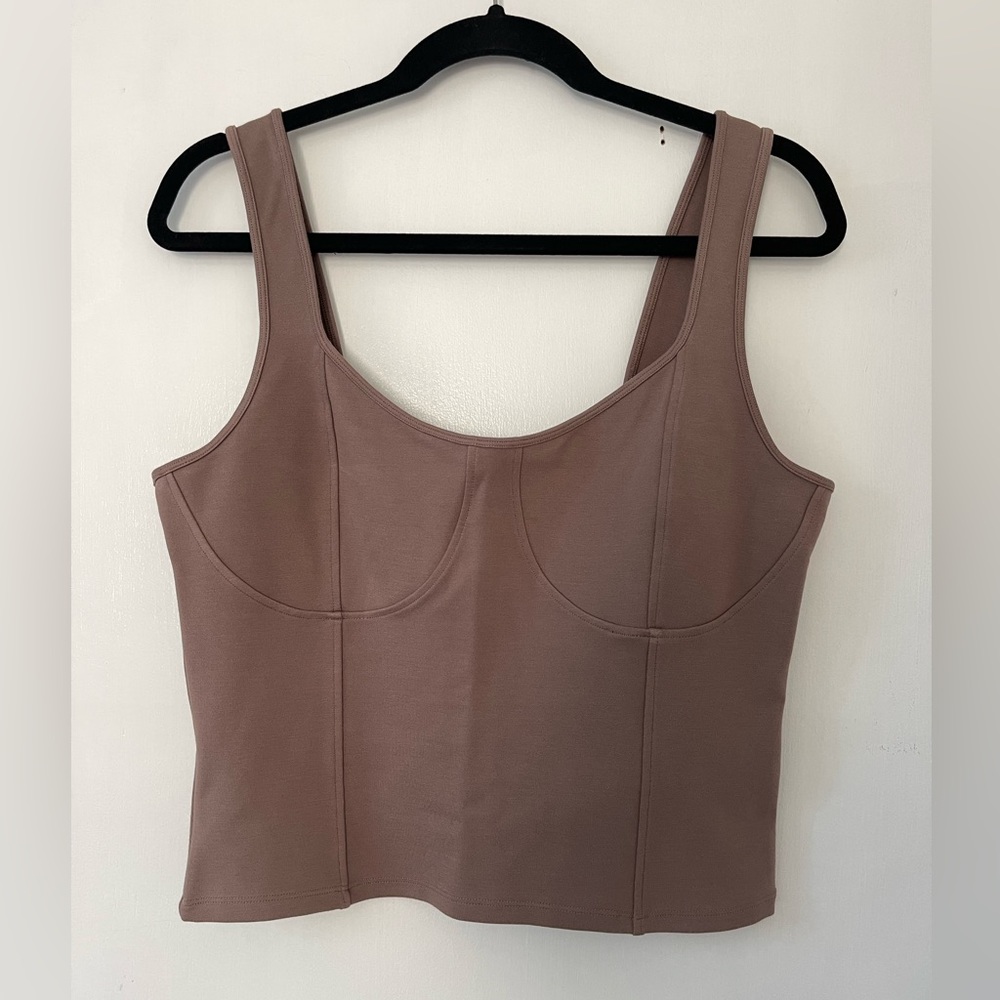 Mauve Corset Style Top